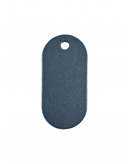 Жетон армейский из титана марки ВТ1, размер 49х24мм 