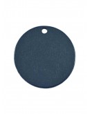 Жетон круглый из титана марки ВТ1, диаметр 35 мм