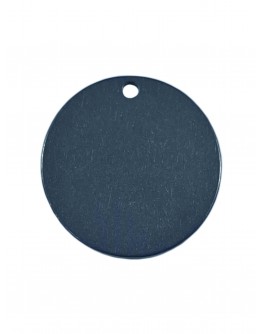 Жетон круглый из титана марки ВТ1, диаметр 35 мм