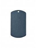 Жетон армейский из титана марки ВТ1, размер 49х28мм 