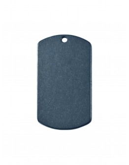 Жетон армейский из титана марки ВТ1, размер 49х28мм 