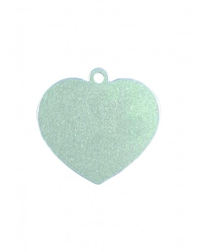 Жетон "Сердце" из нержавеющей стали AISI304, 34х32х1,5мм