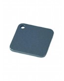 Жетон квадратный матовый из нержавеющей стали AISI304, размер 28х28мм 