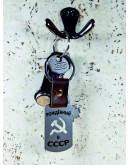 Жетон металлический с вырезанным Серпом и Молотом и гравировкой Рожденный в СССР